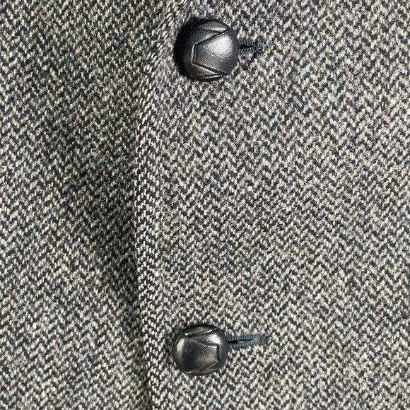Pendleton Mens 40 Herringbone 100% Virgin Wool Blazer Jacket Elbow Patch Western - Picture 8 of 11